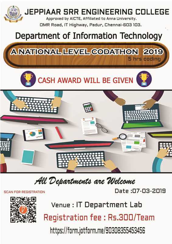 A National Level Hackathon 2019